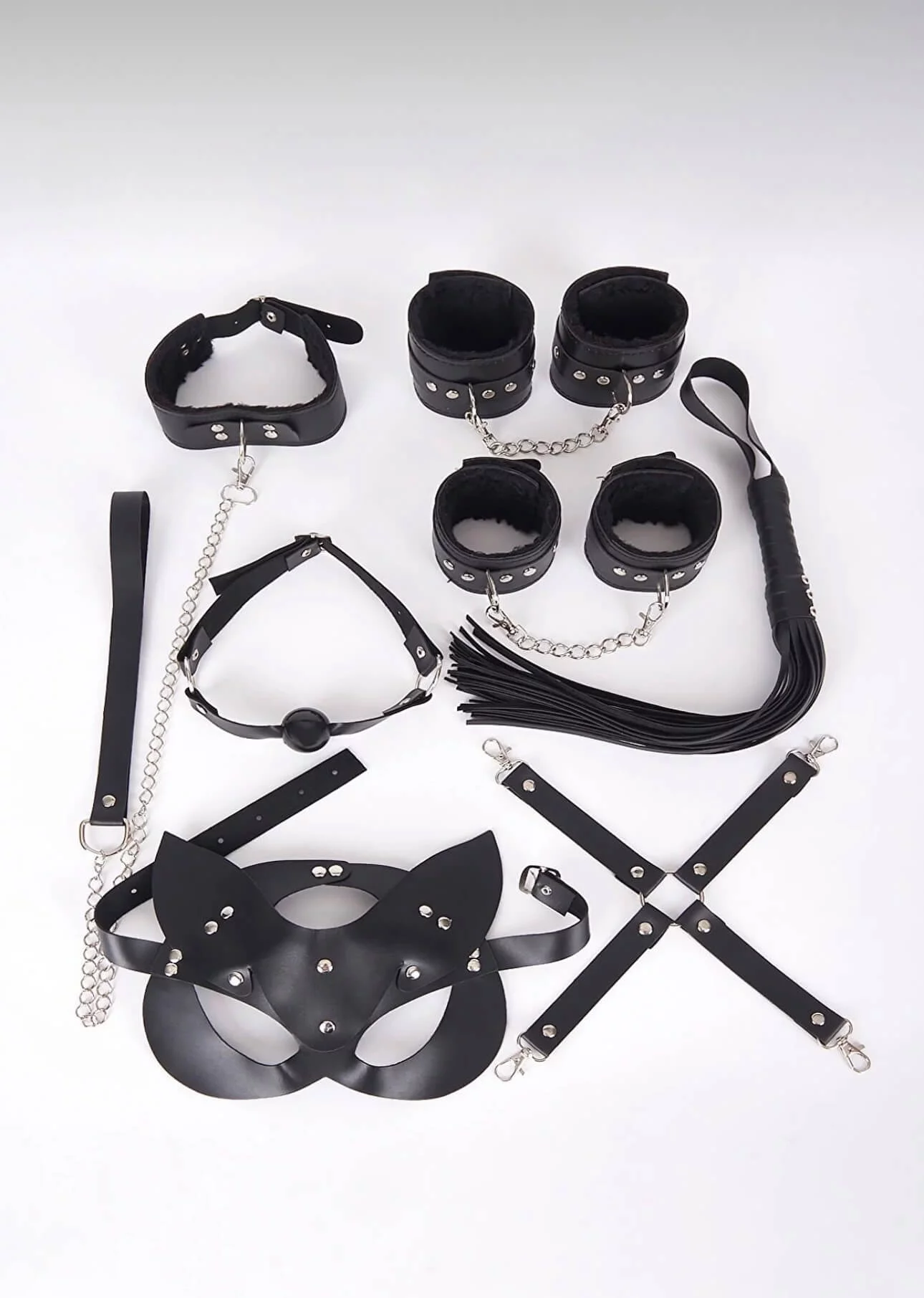10 piece full BDSM set 10 piece full BDSM set სექს შოპი , ქალის თეთრეული , სექს მაღაზია , ორიგინალური საჩუქარი შეყვარებულს , ქალის საცვლები , ეროტიული თეთრეული , სექსუალური თეთრეული , ინტიმური თეთრეული , საცვლები და ინტიმური თეთრეული , sexshop , lingerie , bdsm , ტყავის აქსესუარები , ბორკილები , მათრახი , კატის ნიღაბი , ,