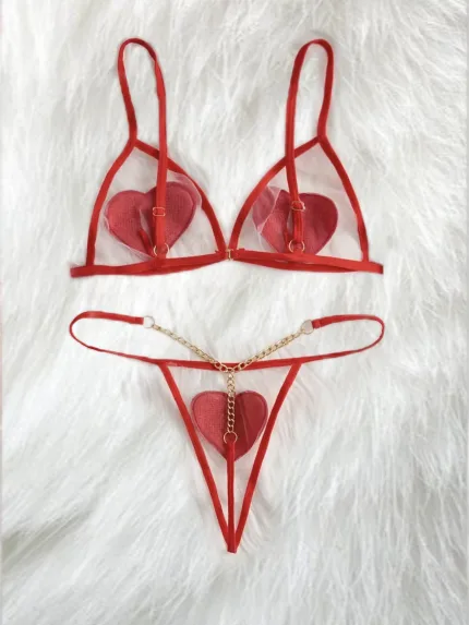 წითელი ეროტიკული ლინგერი , სექსშოპი , sexshop , ორეული , წითელი გახსნილი ბიუსჰალტერი და ტანგა , ატლასის წითელი ბაფთები ლინგერის დიზაინში , სექსუალური წითელი ლინგერი ბაბთებით , შავი ბიუსჰალტერი ატლასის ბაბთებით , წითელი ტანგა ბაბთის დეკორაციით , მაცდური წითელი ლინგერი ორეულში , გახსნილი დიზაინის წითელი ლინგერი , ინტიმური წითელი ბიუსჰალტერი და ტანგა , წითელი ფერის ლინგერი მაცდური სტილით , ქალის სექსუალური ლიფი და ტრუსი , ვენერა მორიელში